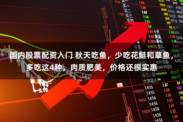 国内股票配资入门 秋天吃鱼，少吃花鲢和草鱼，多吃这4种，肉质肥美，价格还很实惠